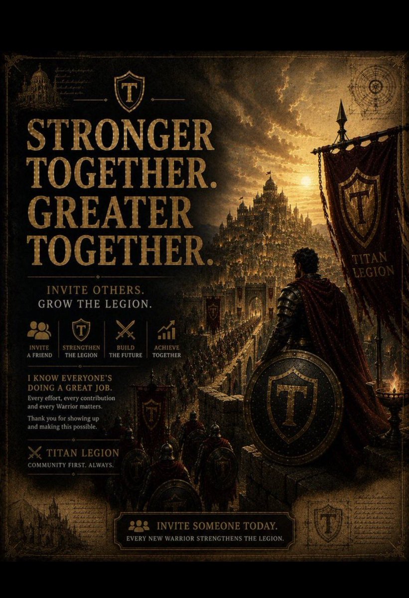 cryptlord00's tweet photo. @Traderfinn0 Real communities create real momentum.

Titan Legion is building every single day. Don’t fade it.

CA: W3N78cfq5KjUDYYMgBQktskrizx7NKAJDkKMTJApump

𝕏: @RiseOfTitan1000
TG: https://t.co/fchElI5wKi https://t.co/g5v29EVRm9