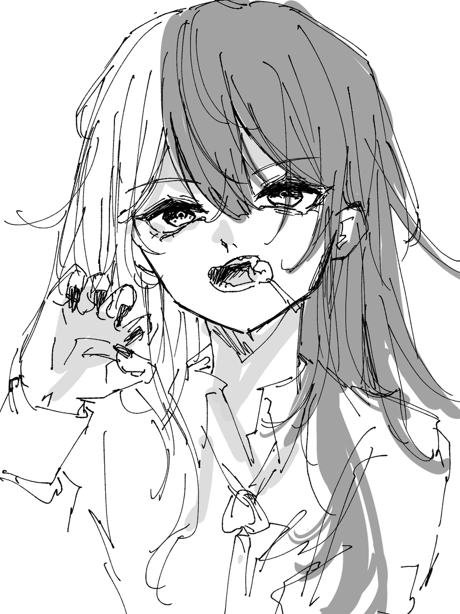 _YuraYuragi's tweet photo. あくび落書き https://t.co/znq8nQVFTG