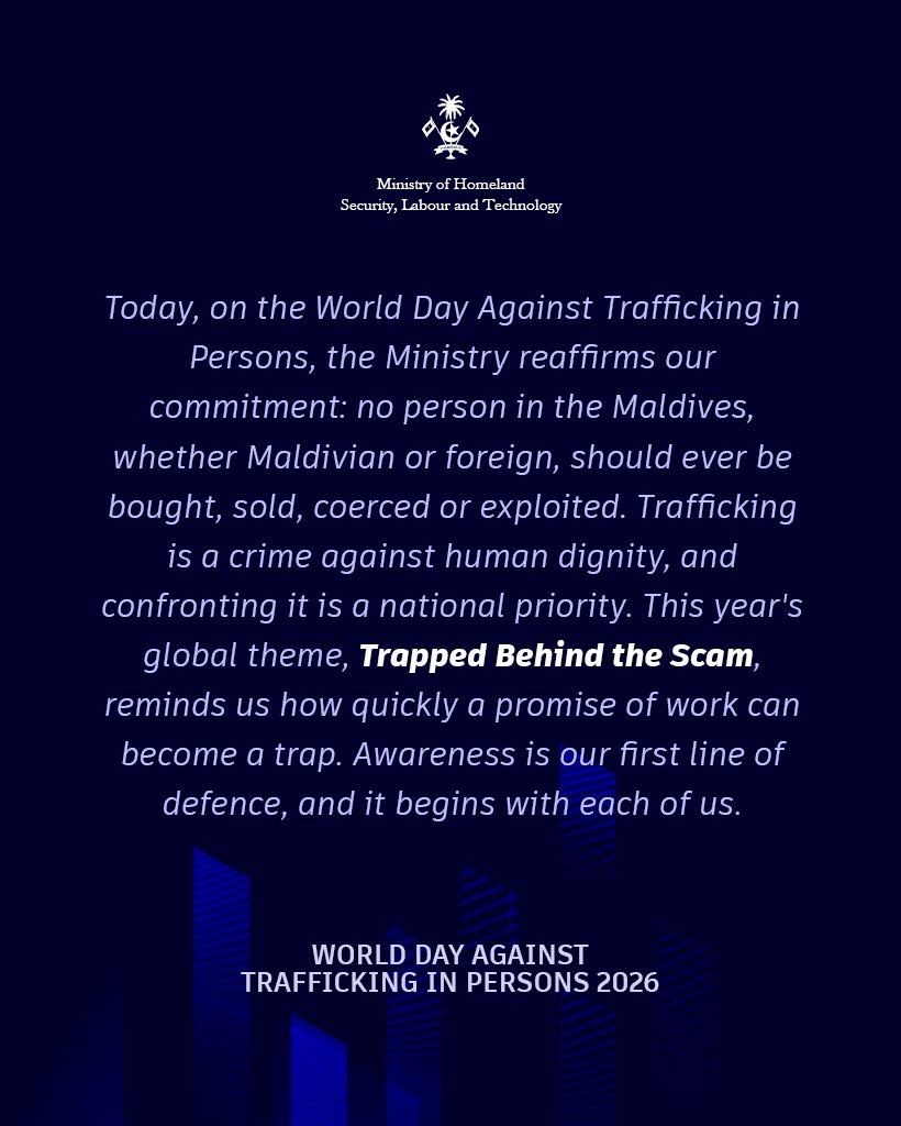 HomeMinistrymv's tweet photo. Behind every scam is a victim. Stay informed, know the signs, and help stop human trafficking. #TrappedBehindTheScam #EndHumanTrafficking https://t.co/NnbrXZVIZ9