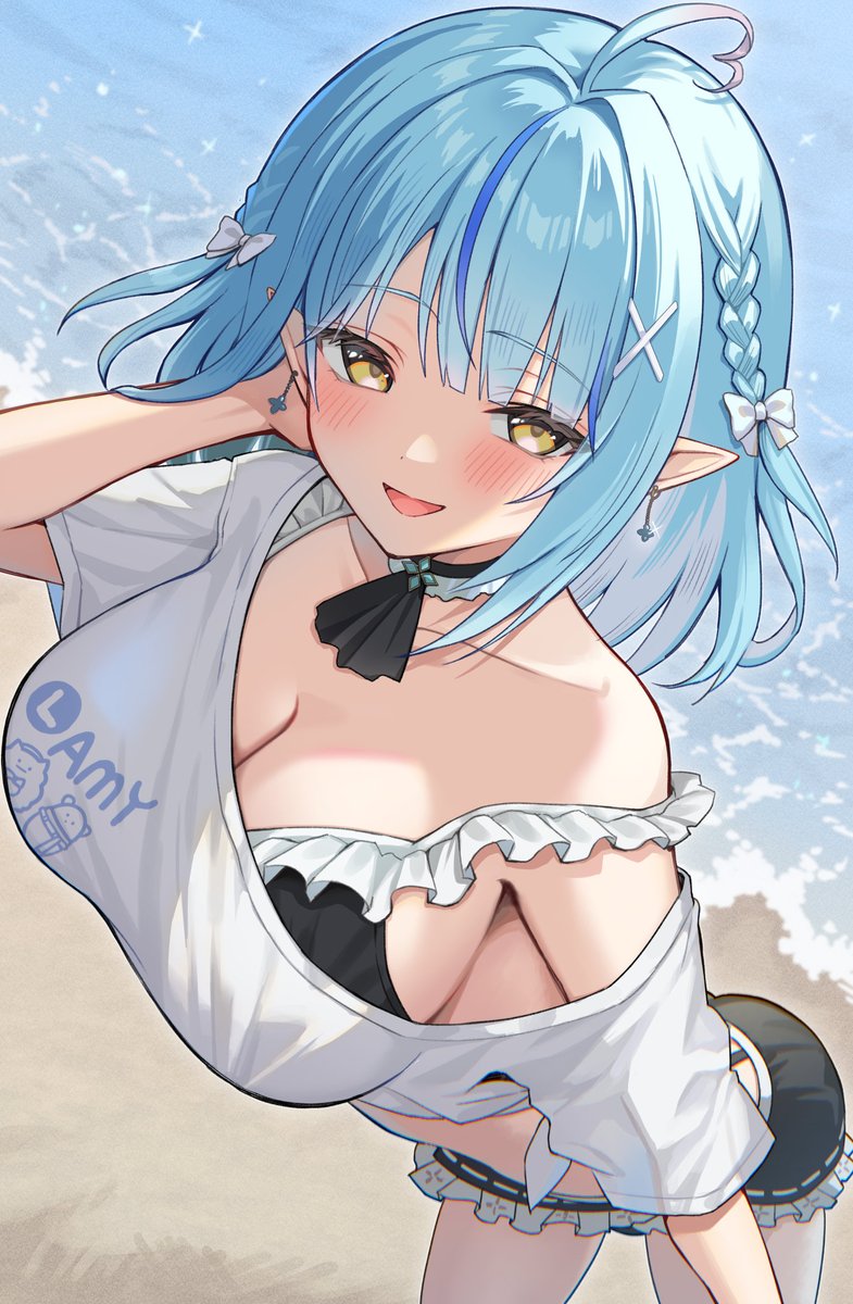 amane_unkai's tweet photo. 夏っぽいですね🏖✨
#今月描いた絵を晒そう https://t.co/NVOClgTeBg