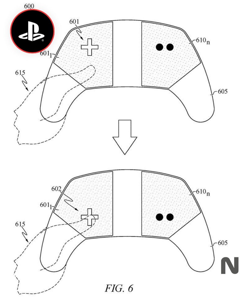 NeuralSpace_'s tweet photo. 🎮🕹️📱 FLASH : Un brevet Sony décrit une manette PlayStation SANS AUCUN BOUTON PHYSIQUE !

Remplacée par des surfaces tactiles numériques permettant aux joueurs de repositionner, redimensionner ou supprimer les commandes selon leurs préférences ou besoins d’accessibilité. https://t.co/Tq2p6Gqq1Z