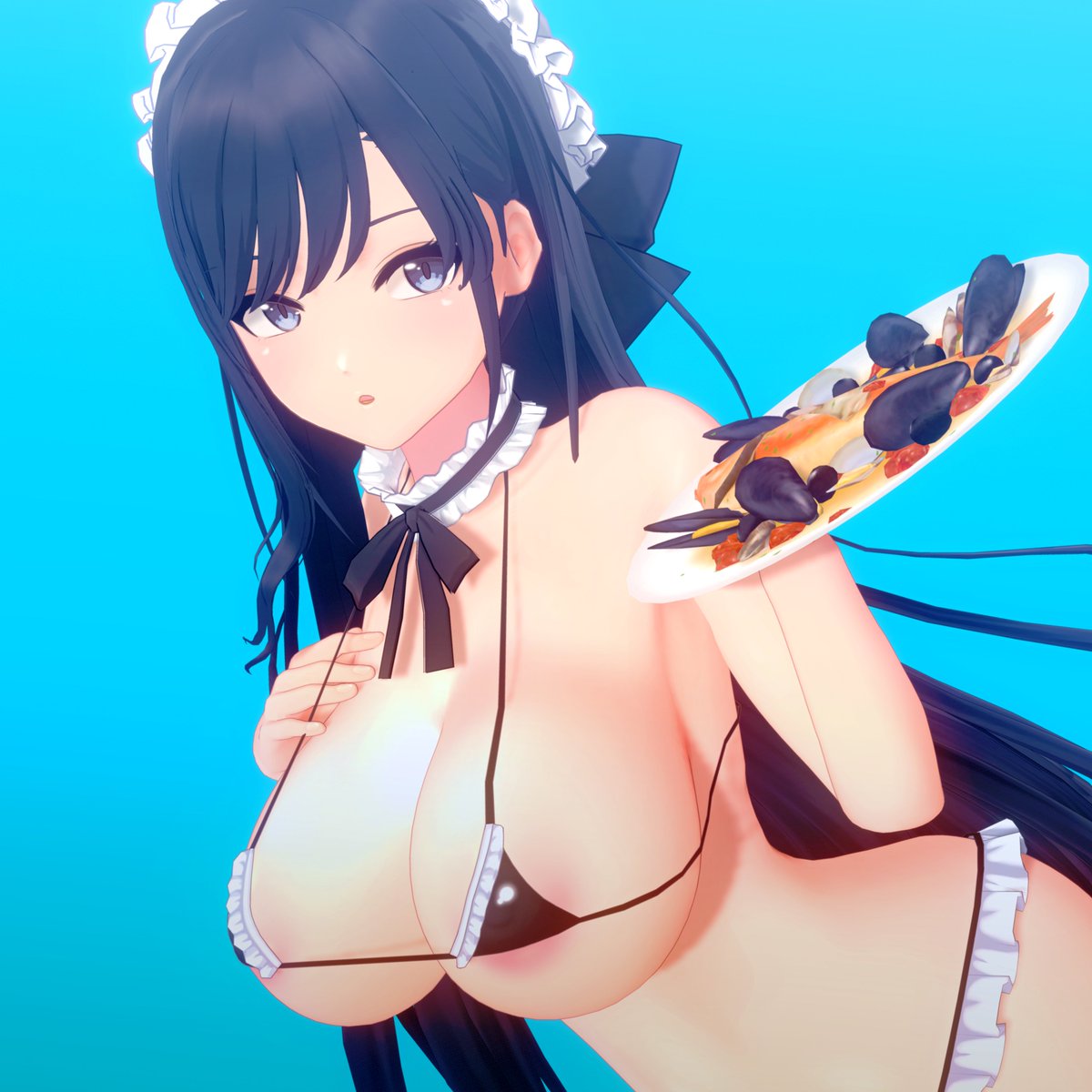 takoasi_com3d2's tweet photo. クールなギャルメイドさん！🥰 https://t.co/Jzu7vb5zCS