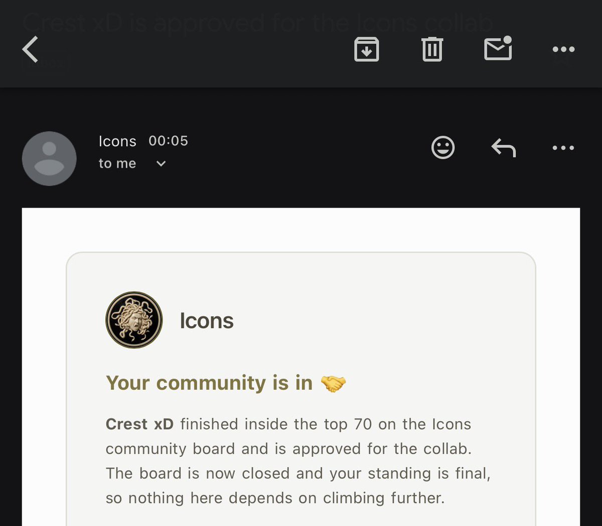 Ayo_Babt's tweet photo. Yesterday @MonkeyHoodNFT minted and is currently at 23$ 

Was able to share about 20 GTD spots across raffles and games in @Crest_XD 

Today woke up to a mail from @theiconsart stating we are approved for collab

Grateful to both teams for putting my community on. https://t.co/veAujZGZ4A