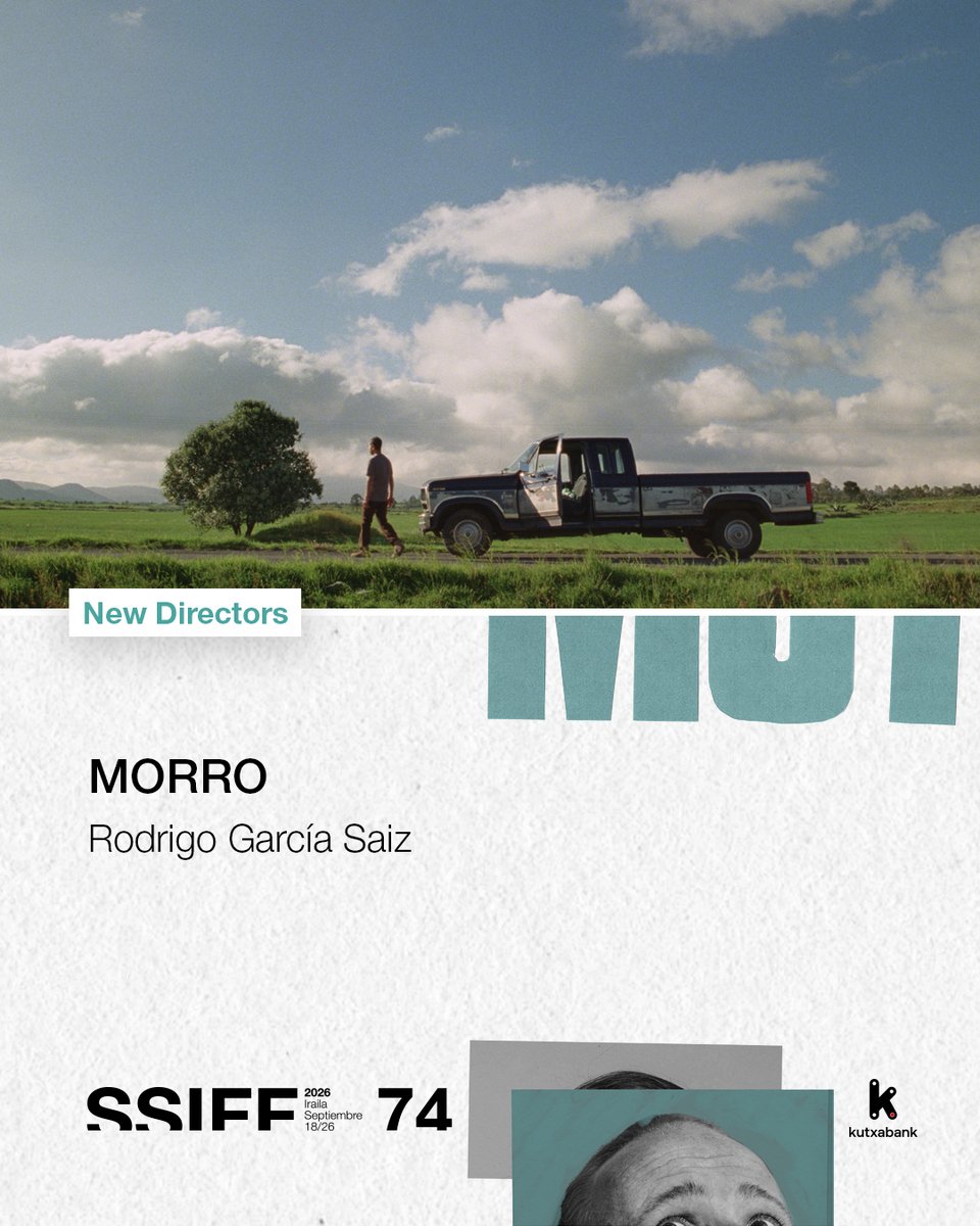 sansebastianfes's tweet photo. #74SSIFF #NewDirectors 🎦 El realizador mexicano Rodrigo García Saiz estrenará en San Sebastián su segunda película, MORRO, ambientada en un pueblo mexicano, donde un veterinario, tras la muerte de su hijo, cura al perro de un capo local, de modo que entre ambos se genera un vínculo atravesado por el duelo no resuelto.

[ENG] 🎦 Mexican director @Rodrigo45096104   will premiere MORRO in San Sebastián. His second film is set in a small Mexican town, where, following the death of his son, a vet heals the dog of a local capo, creating a bond between them pierced by unresolved grief.

[EUS] 🎦 Rodrigo García Saiz mexikarrak MORRO bigarren lana aurkeztuko du Donostian. Mexikoko herri batean girotuta dago: albaitari batek, semea galdu ondoren, mafiaburu lokal baten txakurra sendatu beharko du, eta doluak zeharkatutako lotura bat sortuko da bi izakien artean.