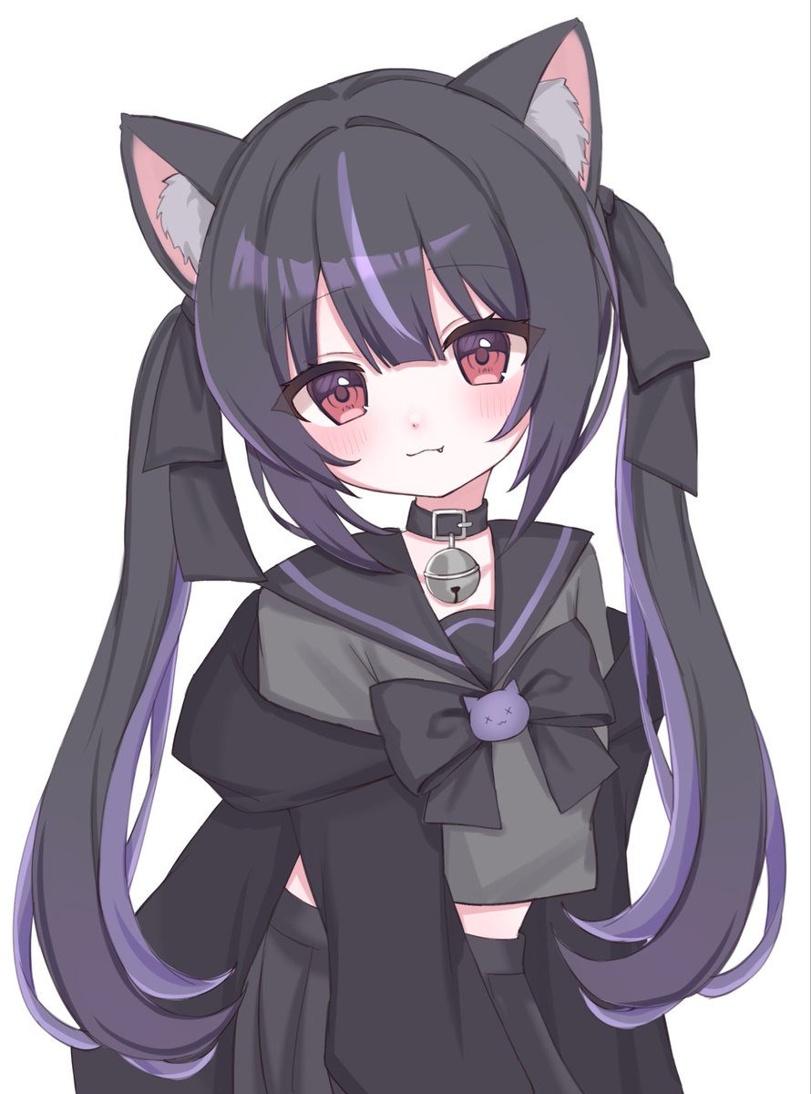Ruusasn's tweet photo. やーっとねこちゃん描けた！o(^-^)o🐈‍⬛❤︎🎶 https://t.co/4OH0vXTfqz
