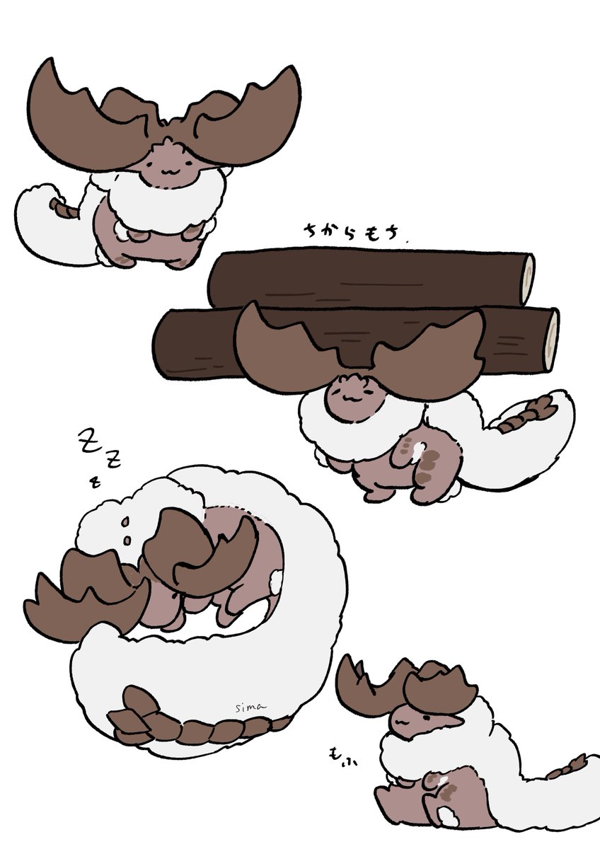 sima164s25's tweet photo. バフバロというとても大きいトナカイ https://t.co/PPsnCSbpoK