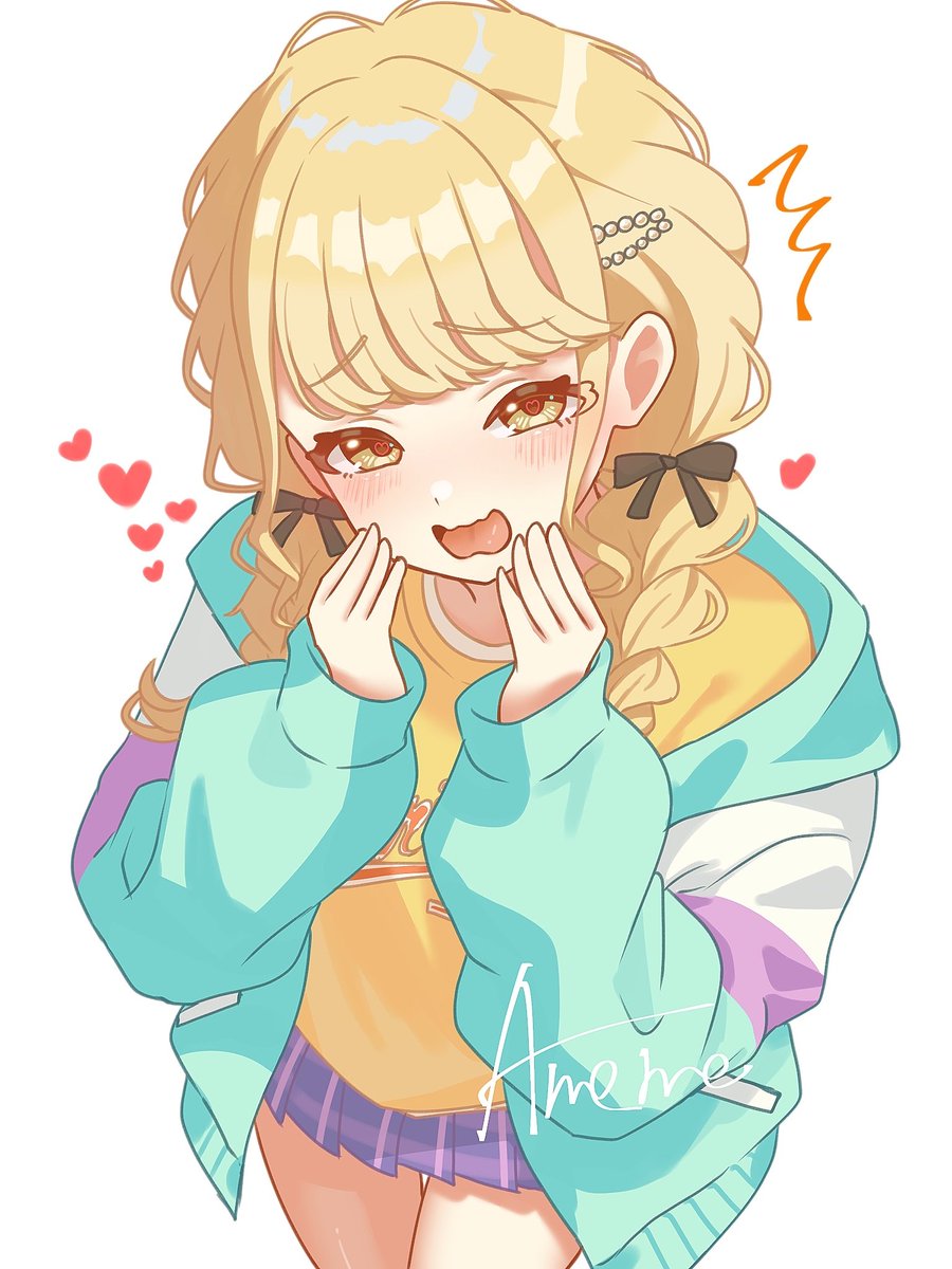 Ameme_Haryuu's tweet photo. 『もっと褒めて〜♡プロデューサぁ〜♡』
#学マスFA #藤田ことね https://t.co/hRBQTdQOmw