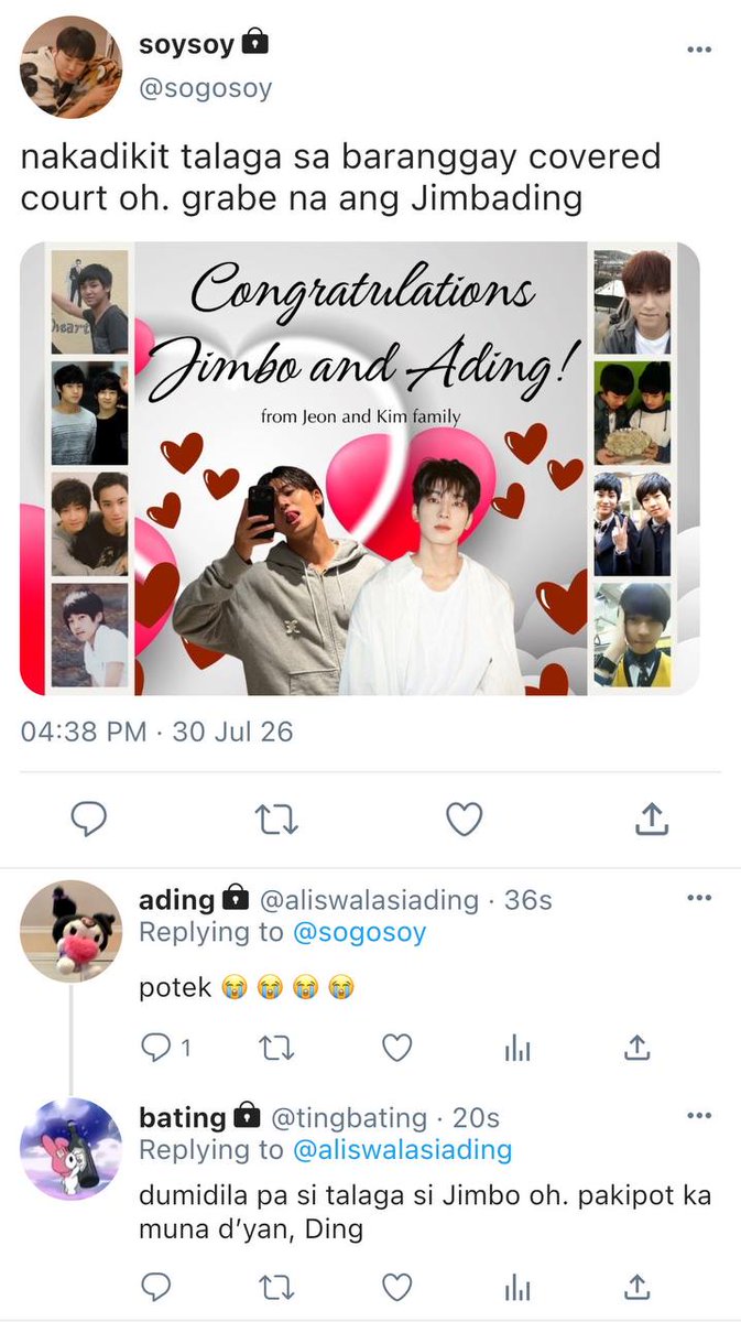 mimiwoowo's tweet photo. minwon magkapitbahay na nagkita sa abroad

Tarpaulin at fb reels para sa Jimbading https://t.co/yu9rzbazIg