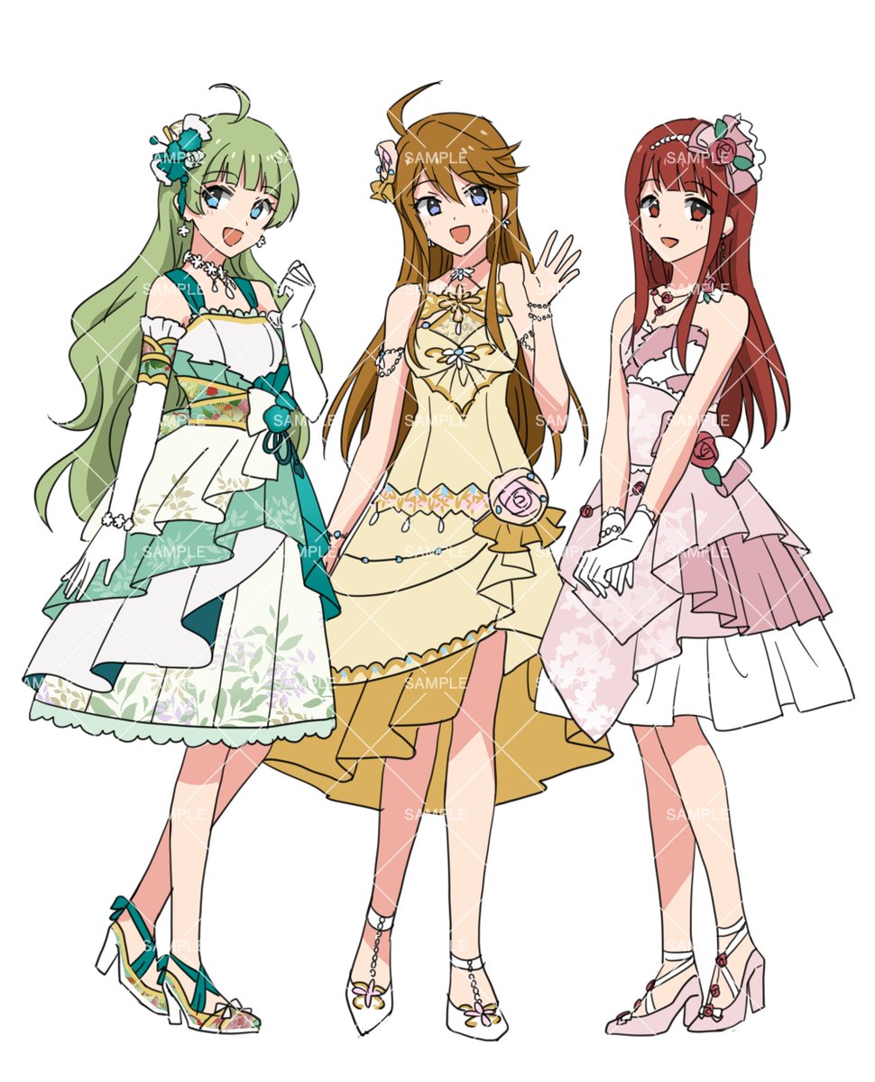 sprout_tt's tweet photo. ミリオン14thLIVEに出演される藤井ゆきよさん、種田梨沙さん、角元明日香さん（所恵美、田中琴葉、島原エレナ）宛のフラスタのラフ絵を黒崎チハル様から頂きましたので、公開します！

ご参加お待ちしております！
＃ミリオン14th
https://t.co/AtrlVML8yF https://t.co/KNFwf4EfwE