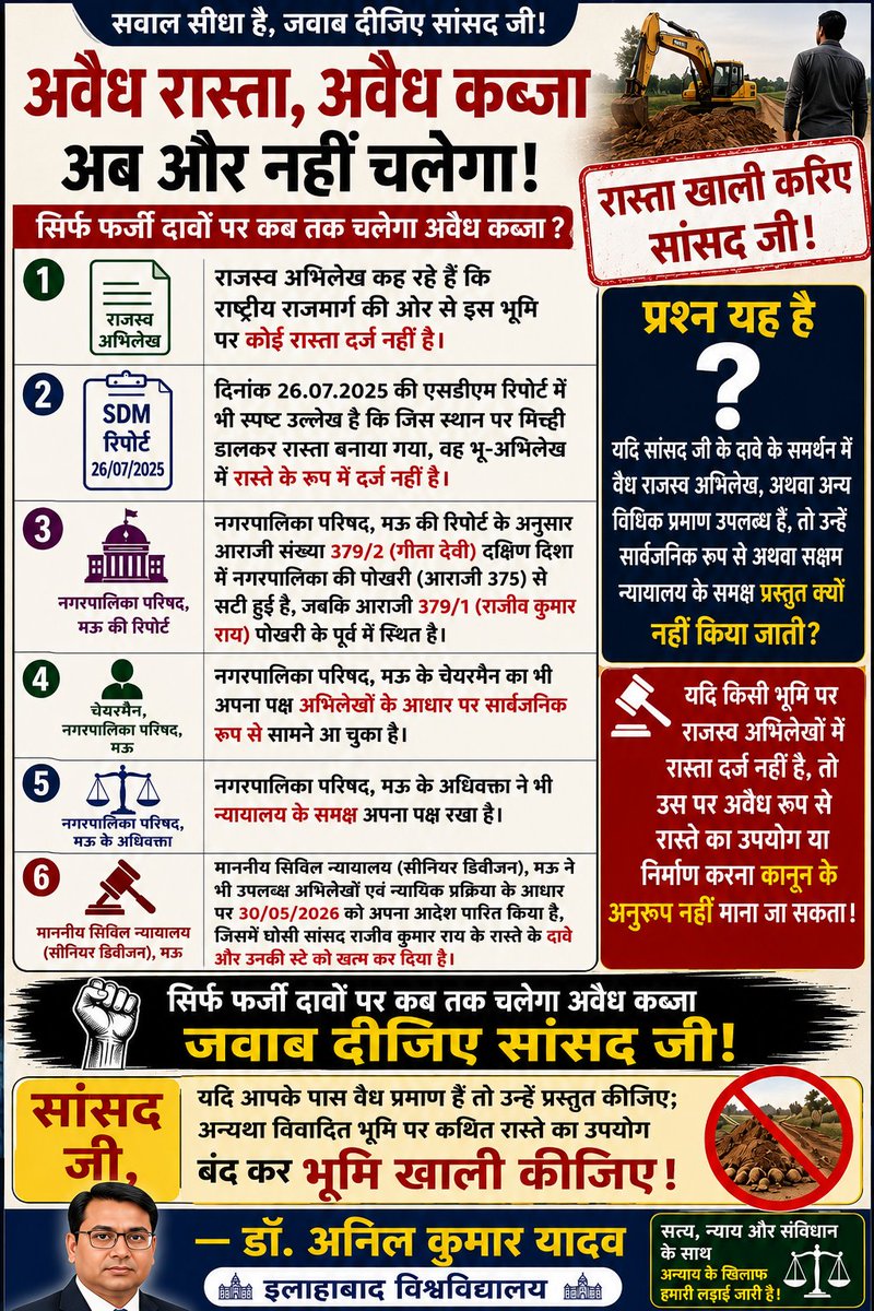 aniljrf's tweet photo. @yadavakhilesh https://t.co/jJx30nIrJ6