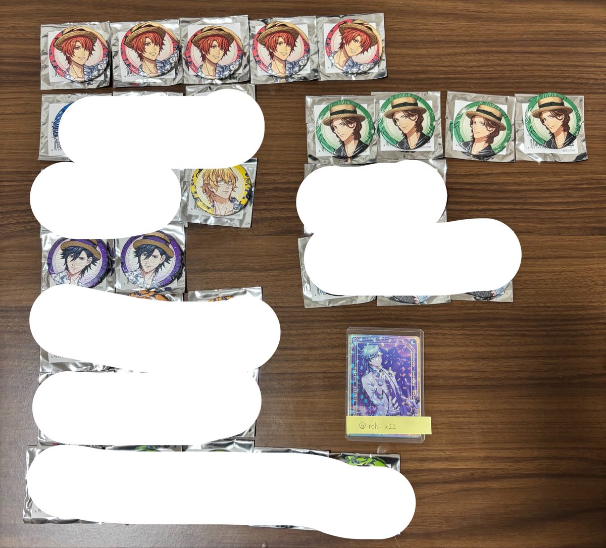 rch_x22's tweet photo. [交換・譲渡]うたプリ グラショ 和風缶バッジ

譲:音也 那月 トキヤ 嶺二

求:藍・定価(+送料)

都内手渡し・郵送

お気軽にお声掛けください🙇‍♀️ https://t.co/FPIIOSYMiL