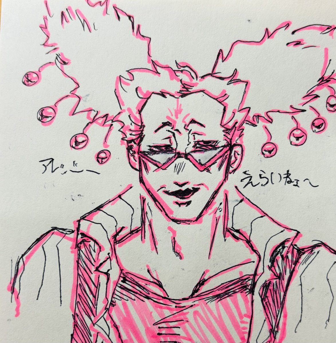 gamugee124's tweet photo. 一発描き
#jojo #アレッシー https://t.co/2kTD7LYn1y