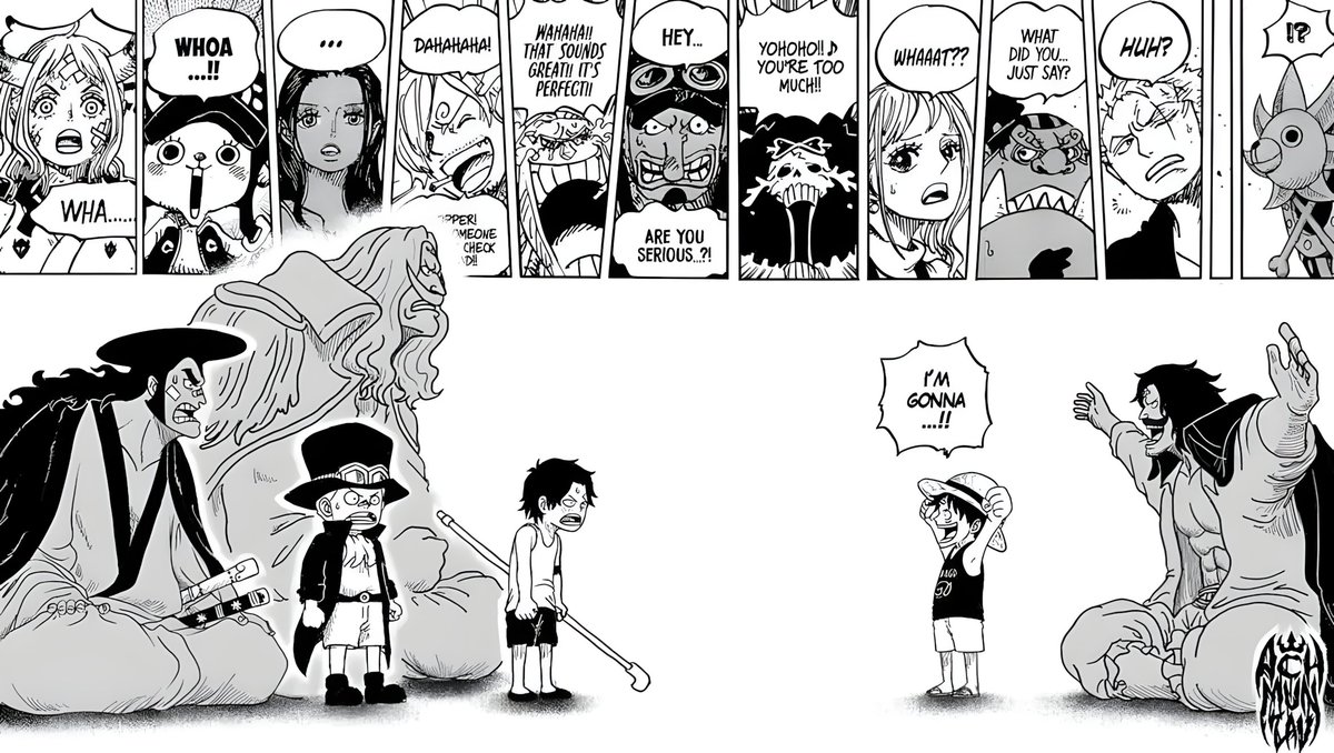 KirigayaShimo's tweet photo. Only strawhats and the most important characters for Luffy know his true dream https://t.co/l4UXF9iFht
