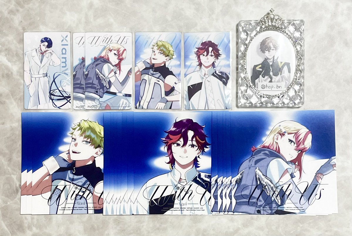 hap_bn's tweet photo. 交換 VS AMBIVALENZ ビバレン XlamV アルバム ビジュカ アナジャケ

譲✧ 画像

求✧ なごむ
ビジュカ：同種または3枚目＞画像外
(同種, ミュ＞FoF＞climb)
ソロCD, ステッカー：同種
アナジャケ：過去のものも検討◎

池袋手渡し, 郵送
ビジュカは同レアリティ同士優先(ミュのみUR⇄R可)

⬇️ https://t.co/mkM2yL2jUI