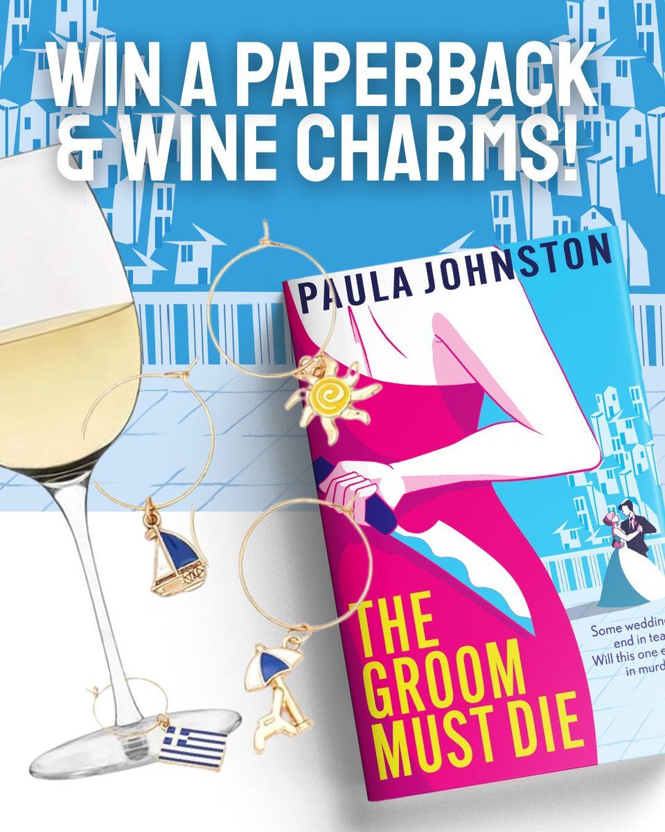 Bloodhoundbook's tweet photo. 💍🍷 A thriller, a wedding... and a giveaway!

We're giving away a paperback of The Groom Must Die and a set of themed wine charms.

Enter below for your chance to win! https://t.co/4ISC1KKHso 

The book! https://t.co/cfVC0w6qvZ 

#Giveaway #BookGiveaway #ThrillerBooks https://t.co/cvuzMltisb