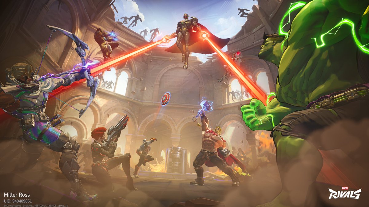 mmmmmmmmiller's tweet photo. ‼️ REMINDER: FREE UNITS

The next phase of the Path to Doomsday festivities has come to Times Square! Catch some clips from "Avengers: Age of Ultron" and recreate some iconic scenes in Photo Mode to earn 100 Units. Plus, earn another 200 for completing the new mode! #MarvelRivals https://t.co/4dCfkicHvW