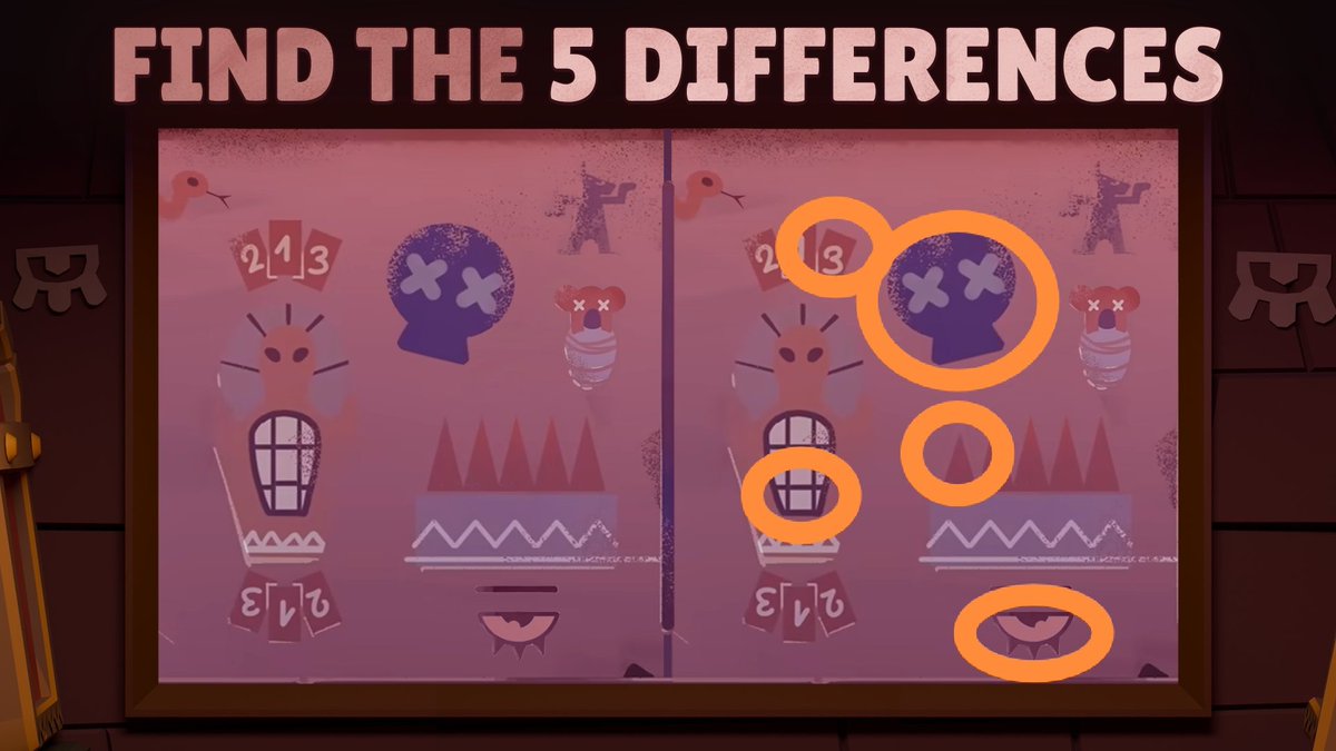 ANDREAC51840956's tweet photo. Mis respuestas de las 5 diferencias encontradas!!! @BrawlStars
#brawlstars #EscapePyramidQuest https://t.co/SscqQdRkAJ
