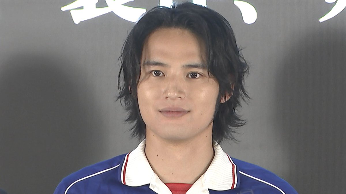 TBS_geino's tweet photo. 水上恒司

サッカー元日本代表
〝野人・岡野雅行〟役に奮起
「似てますよね?」

熊本地震被災者へ思いも
「僕の故郷の近くで」

⬇️記事はこちら📝
https://t.co/vvoCCbbr7K 
#Yahooニュース #水上恒司 https://t.co/vebCzCBQIv