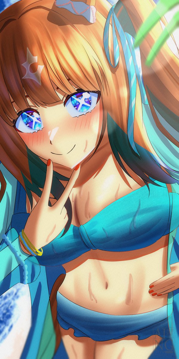 sonote9's tweet photo. アイちゃんの水着可愛いなと
#ウマ娘
#Umamusume
#アーモンドアイ https://t.co/LXeknOG5Pb