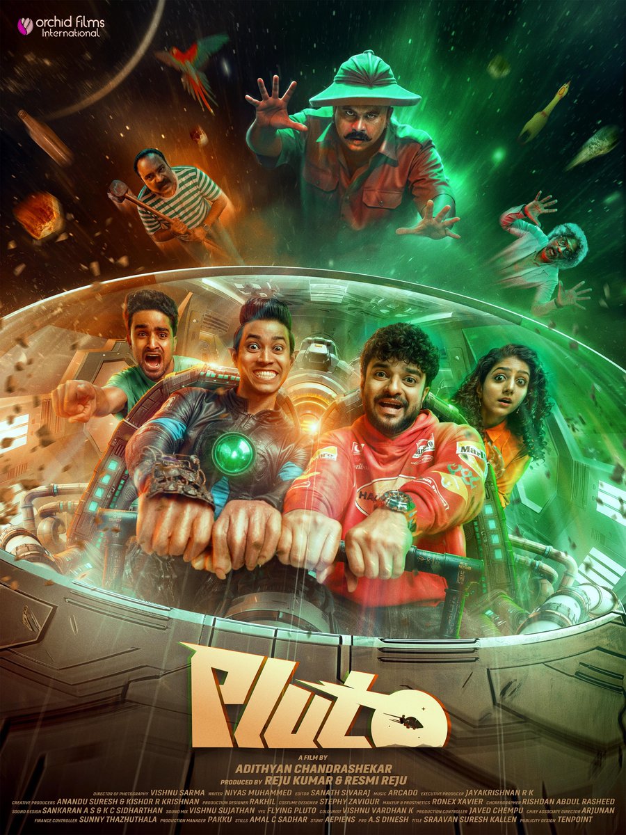skyzen70's tweet photo. #Pluto offers a refreshing mix of science fiction, comedy, and emotions. 

 Neeraj Madhav and #AlthafSalim 's chemistry is fantastic, and the entire cast delivers enjoyable performances ❤️🔥

A fun watch for all age groups 👍

#PlutoMovie #NeerajMadhav https://t.co/mRMKAizSRO