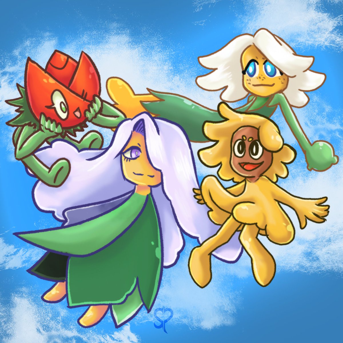 SheriffPirek's tweet photo. New Art Fight attacks!
🐉Doku for @DokuBabu 
👻 Maddam Bone for @maddambone 
🪚 Natsuko for TaroMo
🌷Flower Girls for adreamobject https://t.co/yvHKVpjVQM