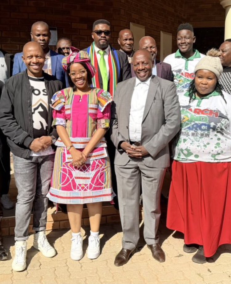 azania1023's tweet photo. Our Queen Jacinta is in Limpopo ❤️❤️

#MadlangaCommission 
#MarchAndMarch https://t.co/TyvKCnA35e