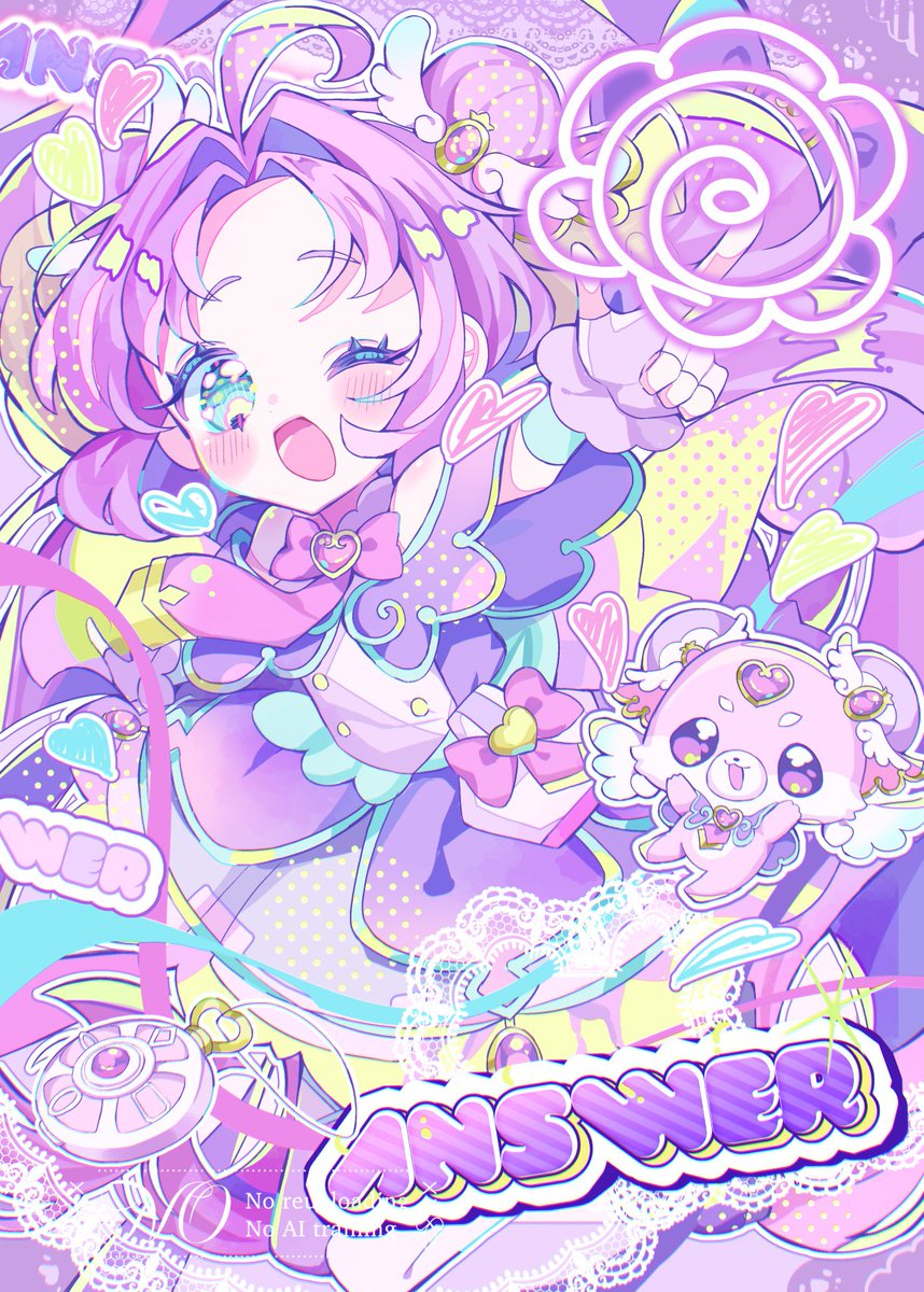 35sangosan's tweet photo. ✧︎* キュアアンサー❕💜

#たんプリ #precure https://t.co/ZDcIab3she