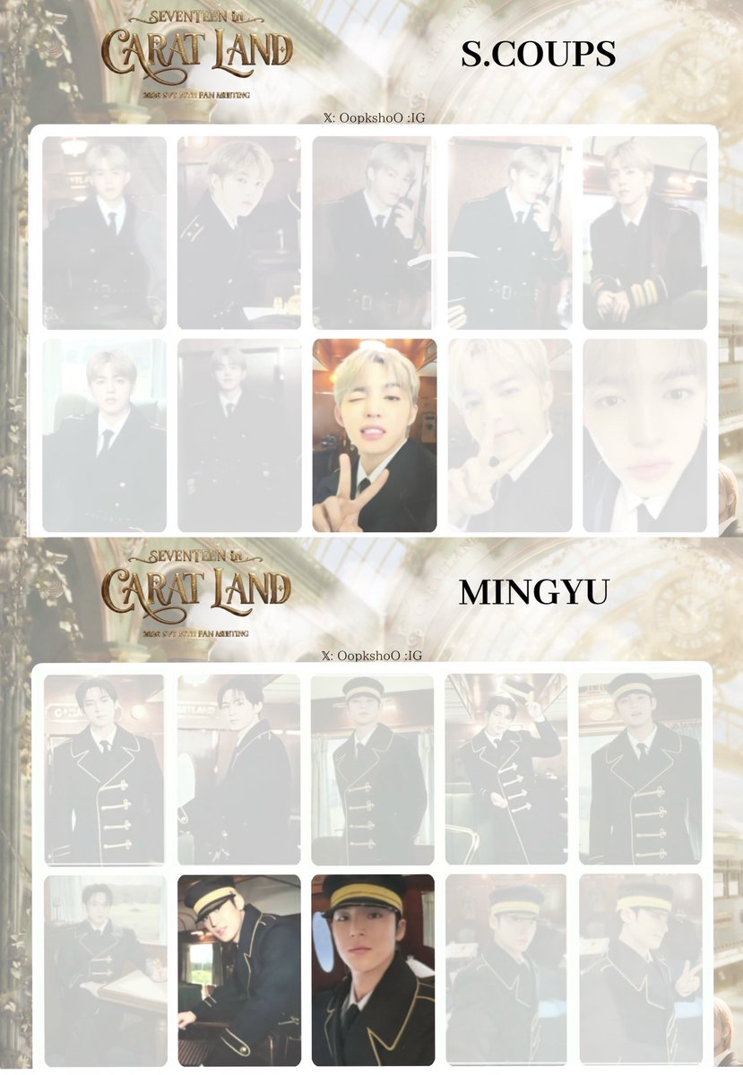 __982o0's tweet photo. SEVENTEEN CARATLAND 2026 セブチ ケレン トレカ 交換

譲：エスクプス/ジョシュア/ジュン/THE8/
　　ミンギュ/ドギョム/スングァン/バーノン/
　　ディノ

求：ミンギュ/エスクプス
　　画像3枚目未所持

n(当方)：1 も検討
郵送交換希望📮
お気軽にお声掛けください🙇‍♀️ https://t.co/dQ0b6WhbOa