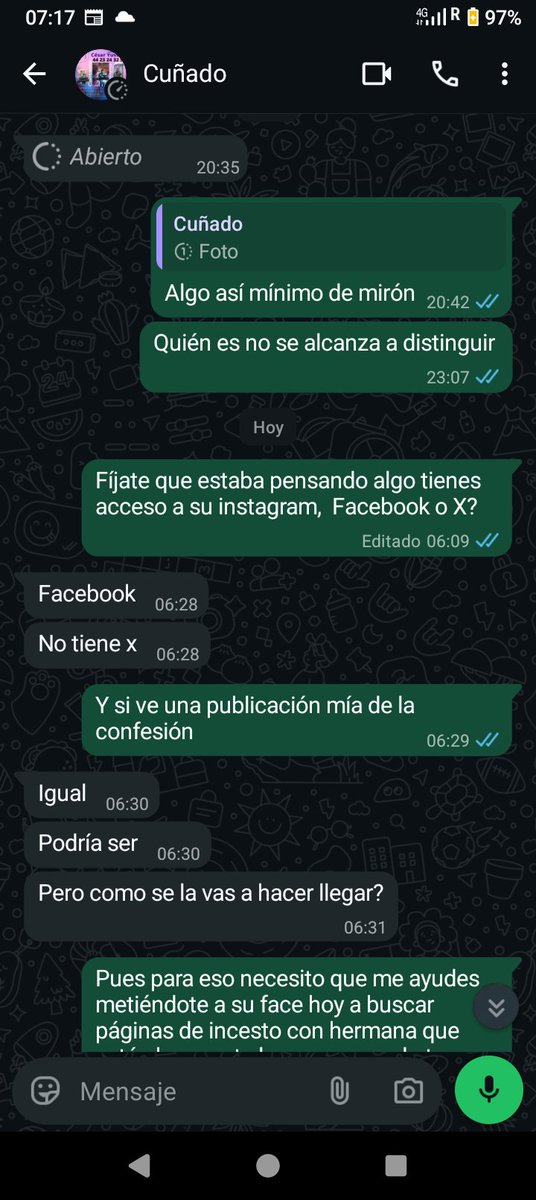 VcinxstGarcia's tweet photo. Abro hilo aquí voy a empezar a contar la historia de cómo va mi mi fantasía de #IncestoHermana #HermanaCompartida #IncestoConfecion #Incesto https://t.co/8NZRU8uda4