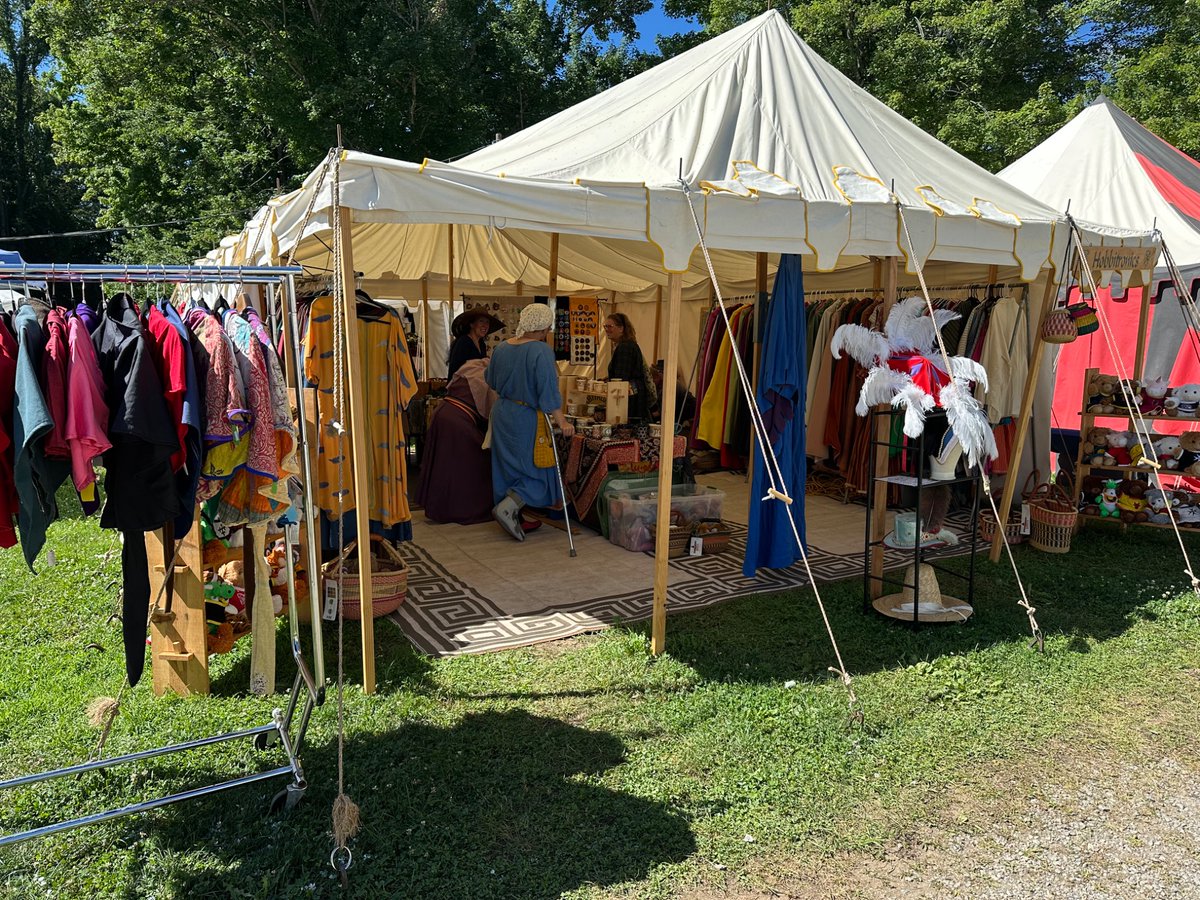 Hobbitronics's tweet photo. We’re open at #Pennsic53 https://t.co/p0BqqeT5vz