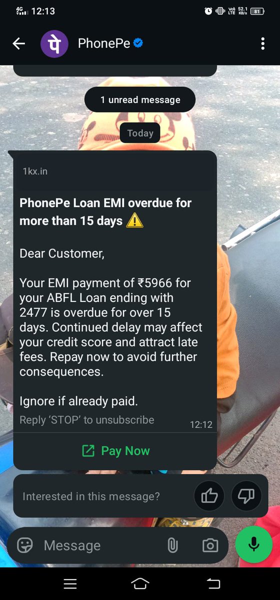 KumarDives50543's tweet photo. @abcapital Your recovery agents are repeatedly calling and sending WhatsApp messages from their personal mobile numbers.

Such unprofessional communication is causing harassment despite my requests.
Kindly investigate and ensure all recovery practices comply with RBI guidelines. https://t.co/gAjFgWvnmI