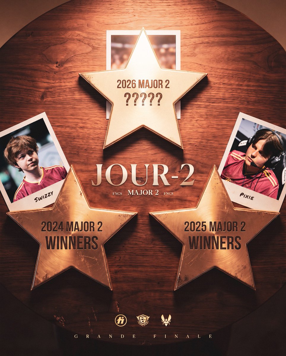 HvKGGs's tweet photo. J-2 avant la Grande Finale ⌛️

En 2024, Swizzy 🇷🇺 a gagné le Major 2.
En 2025, Pixie 🇸🇪 a gagné le Major 2.

Et si cette année, ils le remportaient ensemble ? 🏆

Rendez-vous ce week-end ! #HVKWIN https://t.co/JajP9r3mJ9