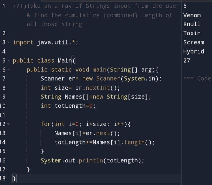 LearningCodesfr's tweet photo. Day 11:
Today's lesson was abt Strings, I'd say that minute things like this builds our core for creating something appealing

1)Concatenation
2)charAt
3)Comparison
4)Substrings
Are encoded in a single Code, and following other stuff is HW

#CodingJourney
#java
@buildinpublic
🦇 https://t.co/N4uIgzJSeP