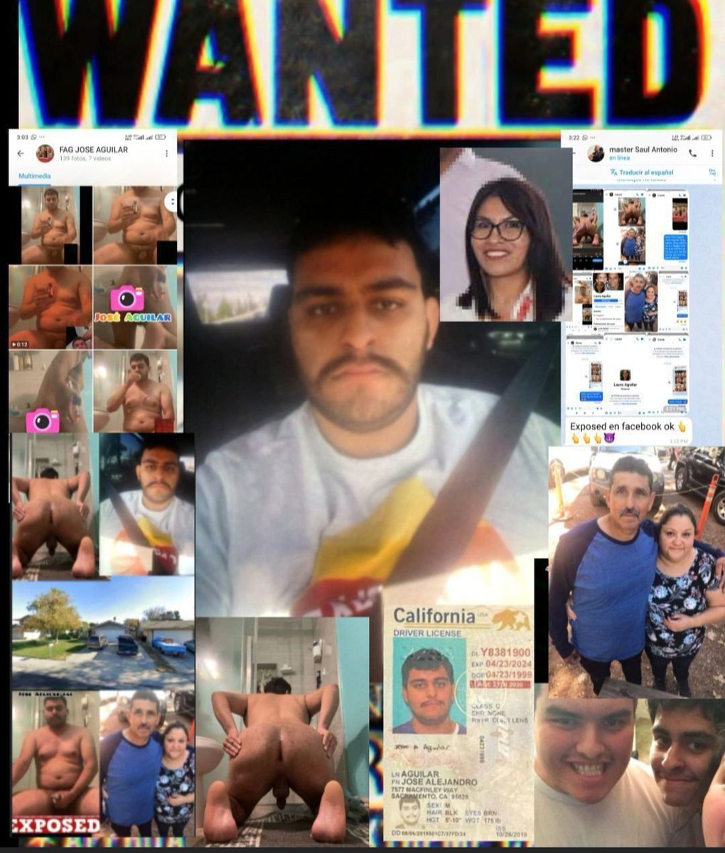 CashMasterRandi's tweet photo. F@g Jose Aguilar he likes to be exposed  His family didnt know its a f@g deserve for his family to find him 

Adress 7577 Macfinley Way Sacramento USA

F@g number +19166281020
Angela Lopez +19167062829
Father Miguel Aguilar +19163813824
Margarita +19162030620
F@g Tg @hisjeurhthhr https://t.co/uYl39fd47k