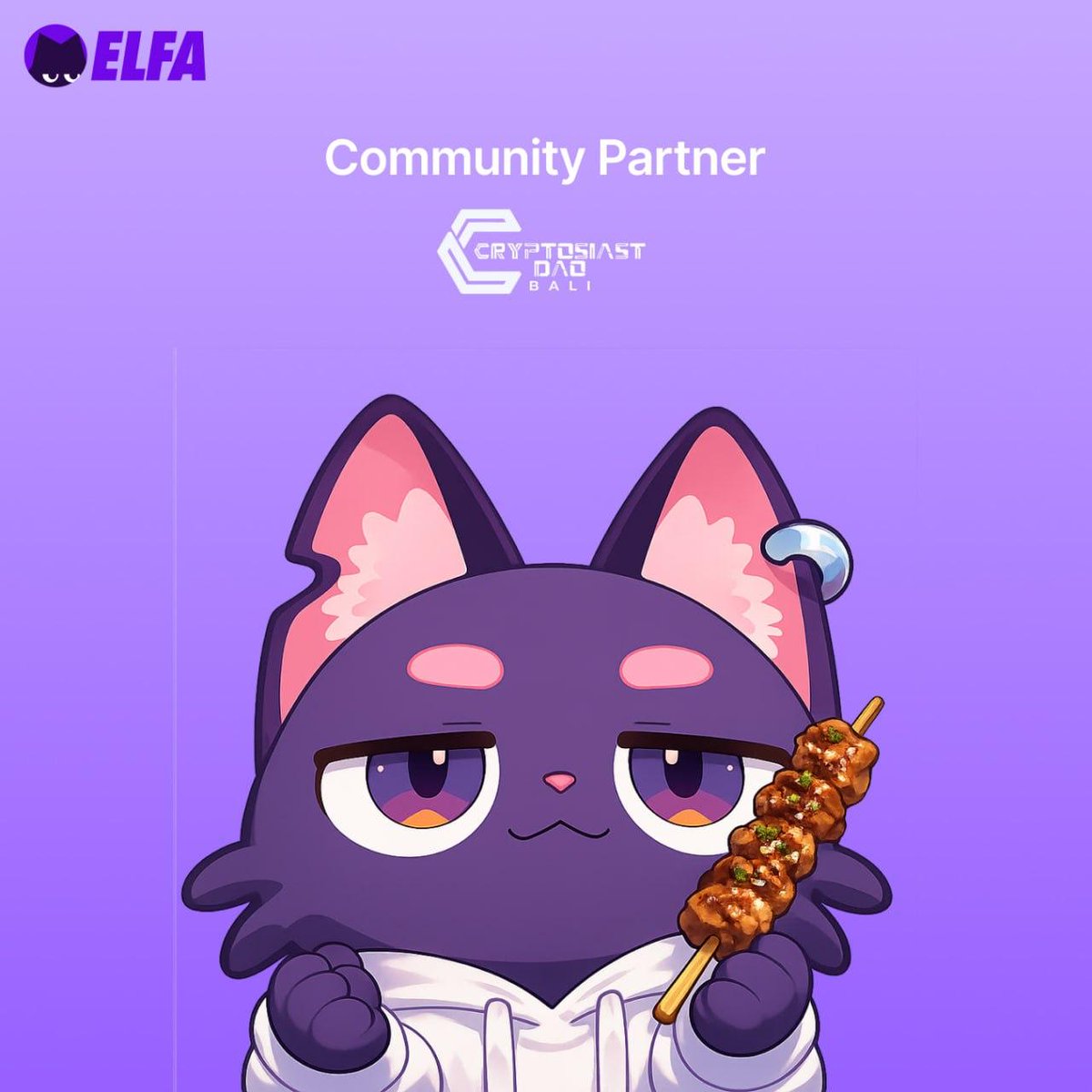 cryptosiastbali's tweet photo. Excited to join forces with @elfa_ai for the Iris launch ⚡️
Cryptosiast Bali fam gets 1,000 bonus credits to test out the AI finance sidekick built for real-time market awareness.
Claim yours now:
https://t.co/udqMxrx9nz
#CryptosiastBali #ElfaAI #Web3 https://t.co/a5JaZZIvyq