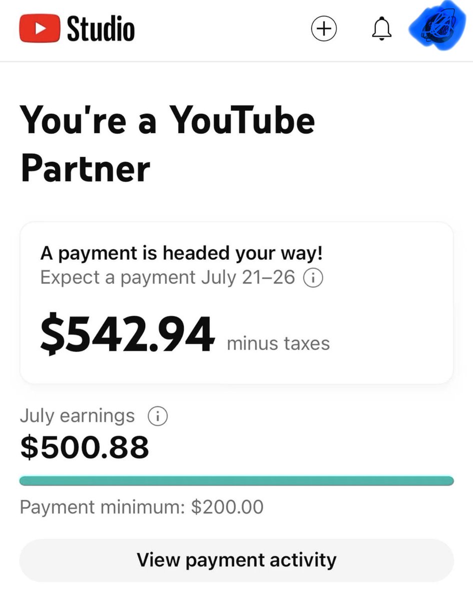 harshitagu72595's tweet photo. this week i made $542 from youtube shorts

without ever showing my face.

and i just made a 10 minute video breaking down how i did it

so RT + comment "video" and ill dm you it (must be following) https://t.co/2S8KCaSUcR
