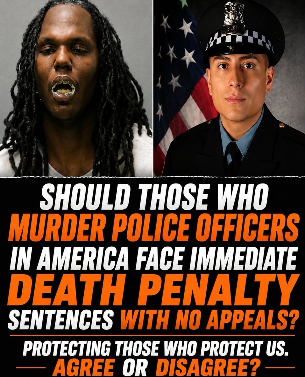 Jolie_Miller09's tweet photo. KILL A POLICE OFFICER? IMMEDIATE DEATH PENALTY. ZERO TOLERANCE. FULL STOP. https://t.co/dG97IqZ1tg