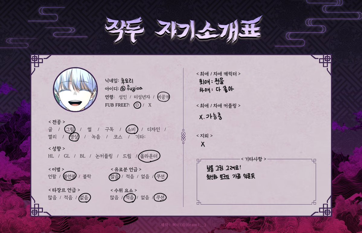 fuyioa's tweet photo. #작두 #작두_트친소
그림그립니당 작두토크햐요 https://t.co/RSN7sL6rTp