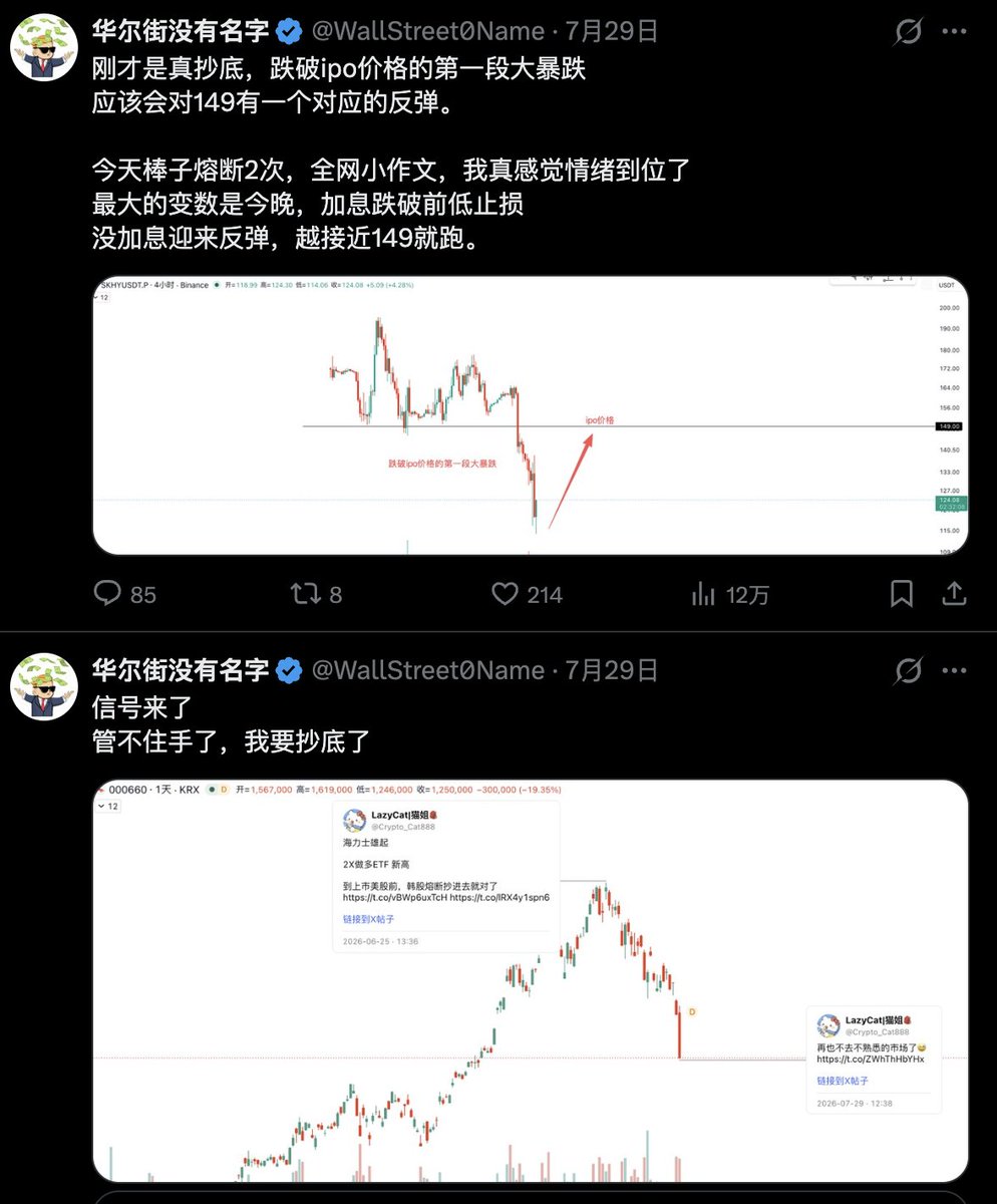 WallStreet0Name's tweet photo. 我的反人性不是闹着玩的

想看我分析什么？留言🫡 https://t.co/WEIDk5toSY