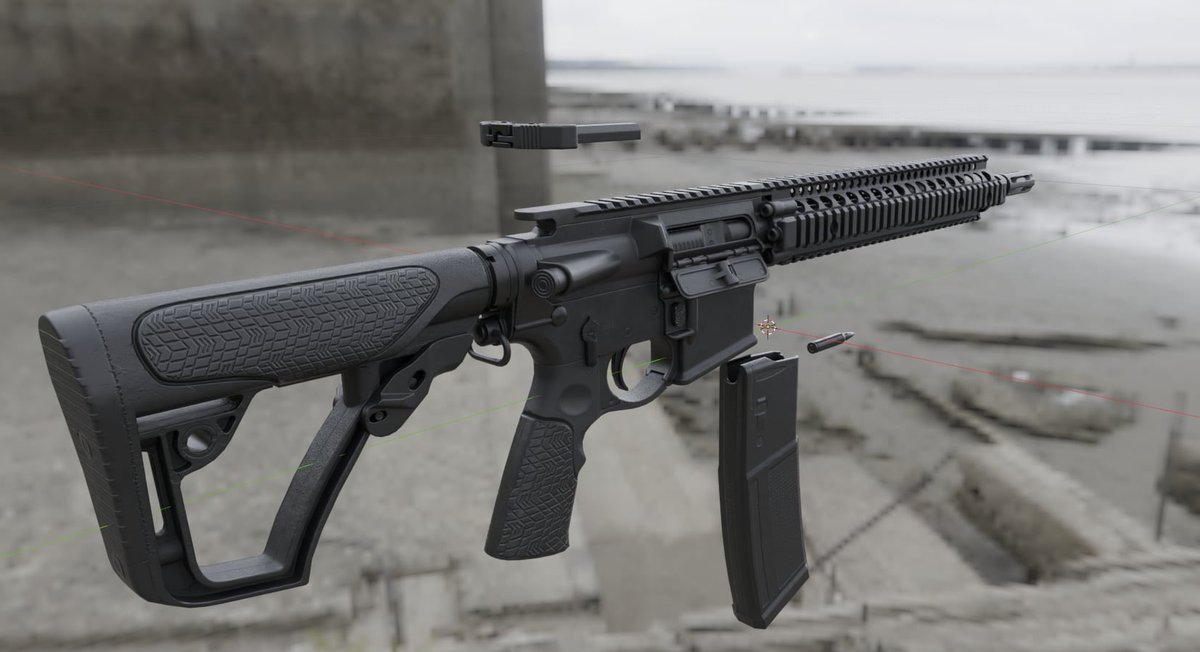 FaultlineBR's tweet photo. Modeling on the M4A1 has begun :) https://t.co/dCwzG5hyTs
