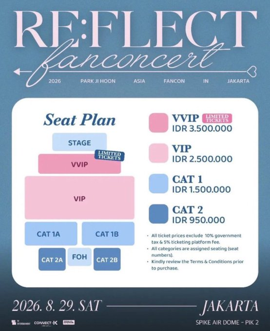 JunKaiyz's tweet photo. 🚨 WTS | Ticketing Assistance
2026 PARK JI HOON ASIA FANCON "RE:FLECT" IN JAKARTA 🇮🇩🎫 3 VVIP tickets available
✅ Side-by-side seats
✅ International fans welcome📩 DM if interested!#PARKJIHOON #RE_FLECT #PARKJIHOON_JAKARTA #JakartaFancon #TicketSale #TicketAssistance https://t.co/chByVkDsGf