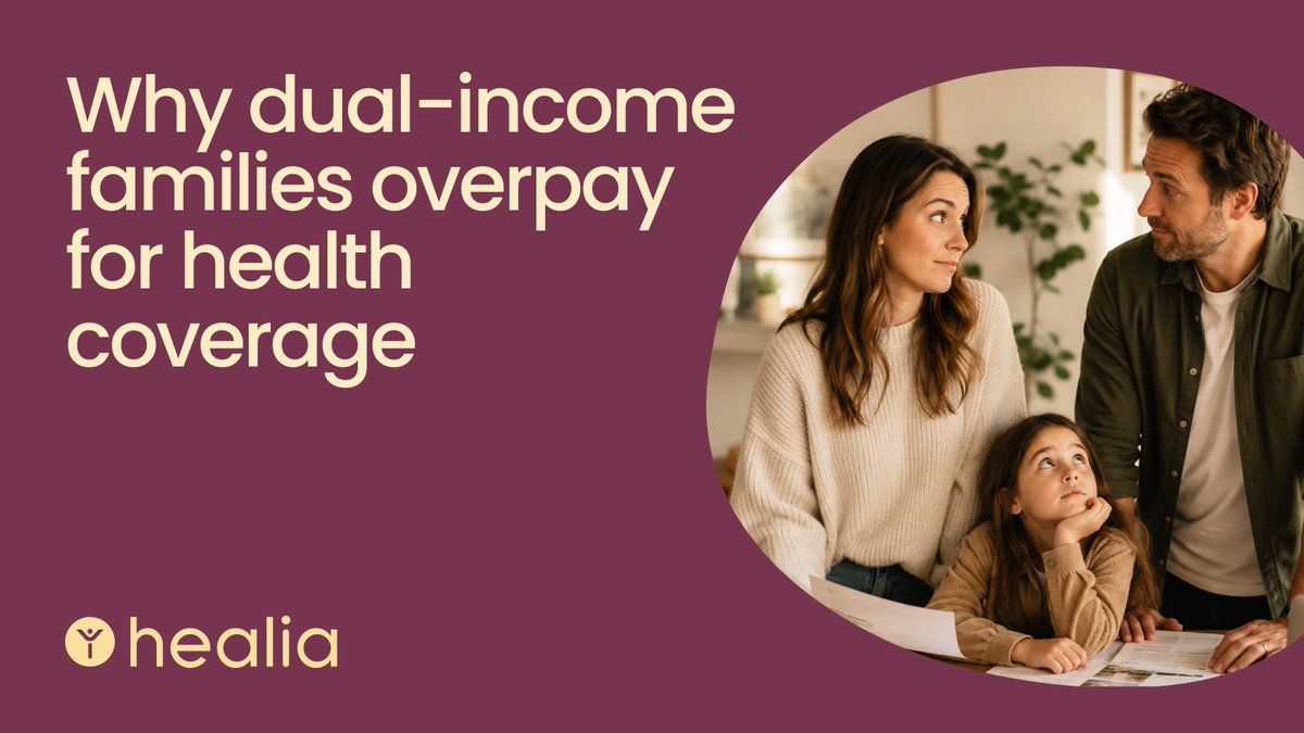 healiahealth's tweet photo. Spouses make up 30% of the average company's health plan. They drive almost 40% of the spend.

We broke down why family health coverage gets this expensive, and what we built to fix it.

View the carousel to learn more. https://t.co/6Z2Bopn8Lq
