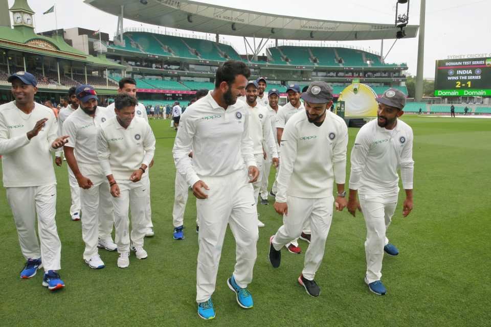CricCrazyJohns's tweet photo. One of the most beautiful times in Indian Test Cricket under Virat Kohli 🤍🇮🇳 https://t.co/yQMFtY3rg3