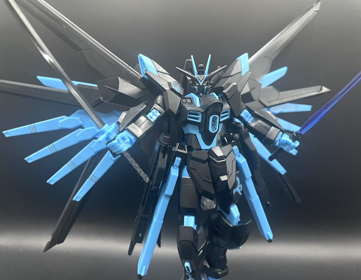 detteny_'s tweet photo. hgce1/144 マイティーストライクフリーダムガンダム(リサーキュレーションカラー/ネオンブルー) 完成！
#ガンプラ
#ガンプラ好きと繋がりたい
#おまえらのSEEDを見せてくれ
#マイフリ https://t.co/0GbTY51R2O