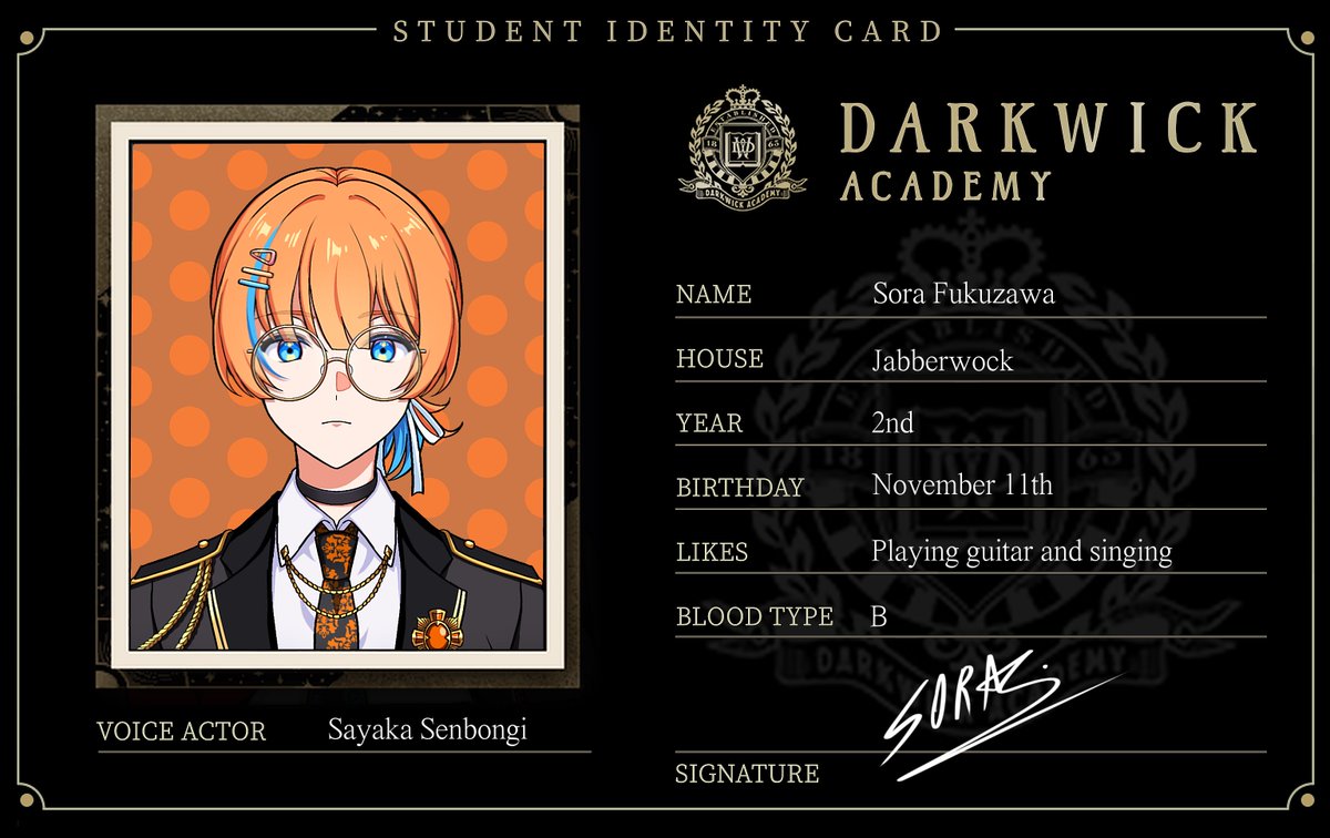 UG_pm895's tweet photo. Yippy~!✨ I finally finished my OC sheet!🩵☁️

✦ 福澤 空 | Sora Fukuzawa | 2nd Year | Jabberwock🧡

#tkdboc #tkdb夢 #tkdbyume #tokyodebunkeroc https://t.co/BC3XCode9w