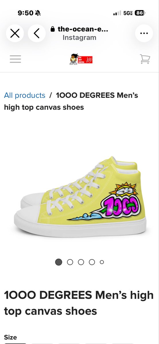 THEJOEYDIGITAL's tweet photo. 🌞1OOO DEGREES … Custom Hightop Canvas Shoes (Men’s)
-
COLOR: VOLTAGE YELLOW, CARIBBEAN SUNSET PURPLE, CLOUD BLEU, KASH MUNEY GREENE
-
SIZES: 5-13 (Half-Sizes included)
-
PRICE: See link in Bio.
-
-
GO: https://t.co/TPbgWDsAov https://t.co/s18FAEwAdy