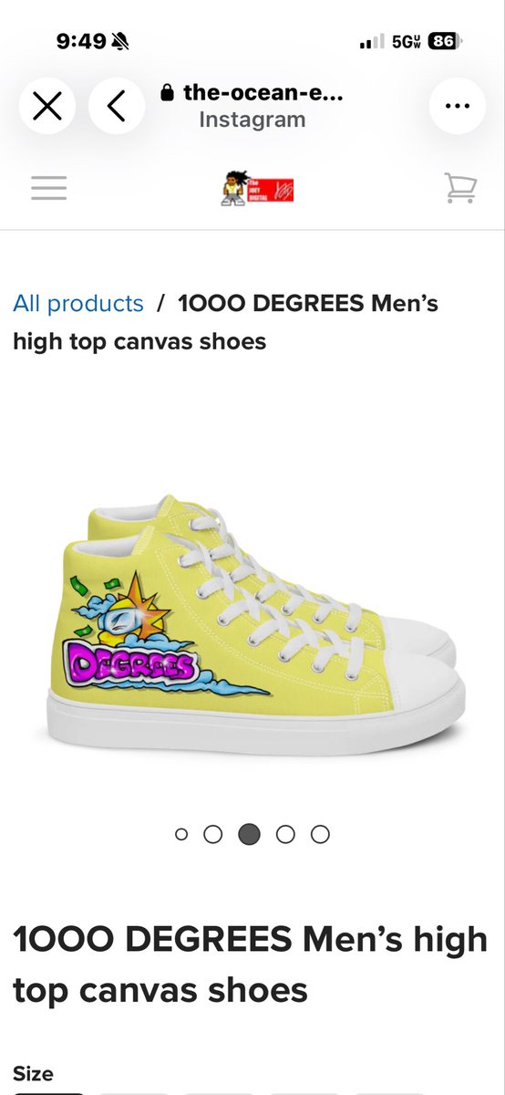 THEJOEYDIGITAL's tweet photo. 🌞1OOO DEGREES … Custom Hightop Canvas Shoes (Men’s)
-
COLOR: VOLTAGE YELLOW, CARIBBEAN SUNSET PURPLE, CLOUD BLEU, KASH MUNEY GREENE
-
SIZES: 5-13 (Half-Sizes included)
-
PRICE: See link in Bio.
-
-
GO: https://t.co/TPbgWDsAov https://t.co/s18FAEwAdy