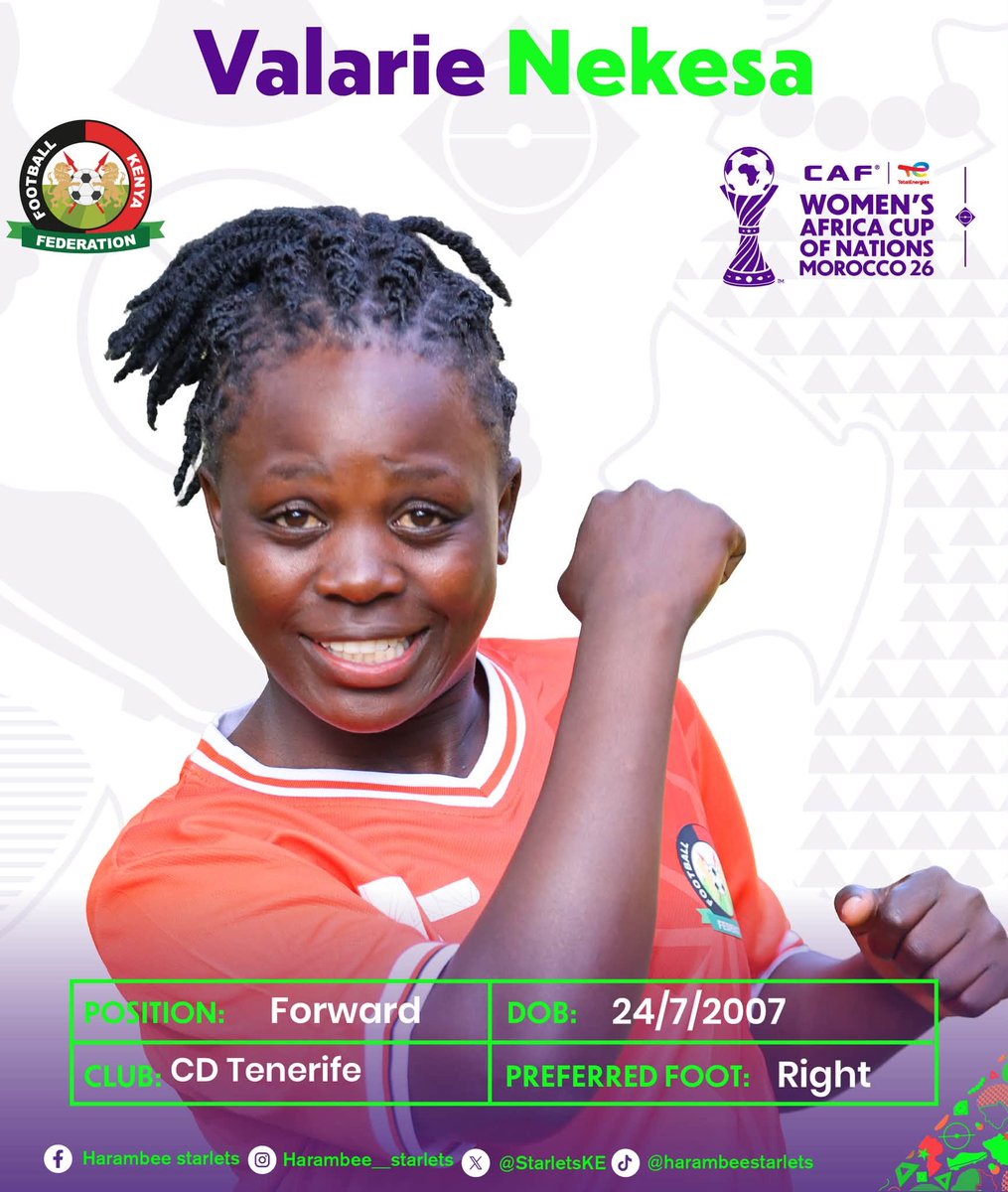 muukami2's tweet photo. Football roars and whispers. Stand with Harambee Starlets and do both. There is no Kenyan too loud or too silent. Sometimes a whisper is as powerful as a roar. #CheerForStarlets https://t.co/xQb7hclvQp