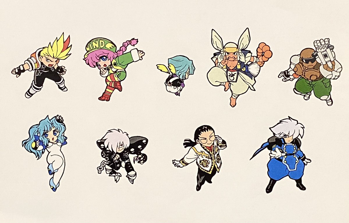 T_KADO's tweet photo. 当時タイトーのHPに載せるSDキャラを描いてくれって依頼されたけど結局使われなかった絵
#サイキックフォース30周年 https://t.co/TyoRaFf0A5