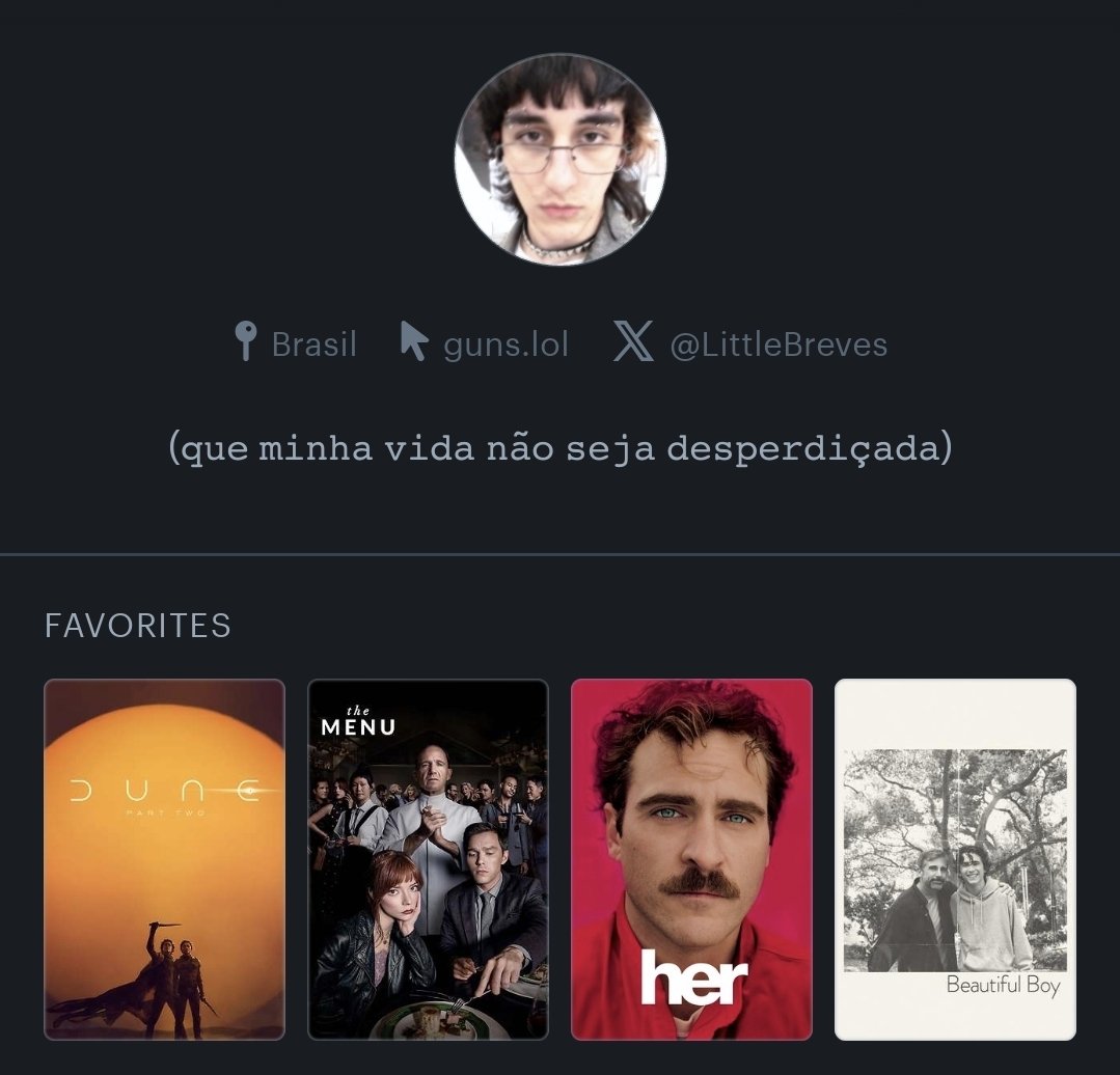 littlebreves's tweet photo. Lembrei do meu letterboxd https://t.co/fZedzCnB5L